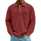⌛Limited-Time Offer🛍️Men's Casual Ribbed Half Zip Sweater
