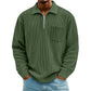 ⌛Limited-Time Offer🛍️Men's Casual Ribbed Half Zip Sweater