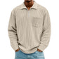 ⌛Limited-Time Offer🛍️Men's Casual Ribbed Half Zip Sweater