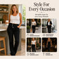 💖 Latest Design | Women's High-Waisted Crossover Asymmetric Jeans