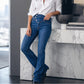 💖 Latest Design | Women's High-Waisted Crossover Asymmetric Jeans