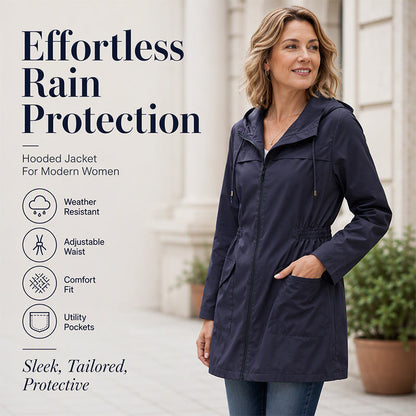 ☔ All-Weather Comfort | Women's Stylish Water-Resistant Everyday Jacket