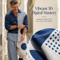 ✨ Easy Style, Zero Matching Hassle | Men's Retro Print Loose-Fit 2-Piece Set