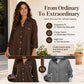 🌿 Easy, Breezy Comfort | Women's Cotton-Linen Long-Sleeve Shirt Dress