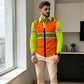 🦺 Built for the Job | Men's High-Visibility Scaffolder Long-Sleeve Work Top