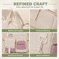 👜 More Pockets, Less Searching | Large-Capacity Canvas Tote Bag
