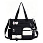 👜 More Pockets, Less Searching | Large-Capacity Canvas Tote Bag