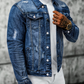 🔥 Distressed Denim, Timeless Edge | Men's Vintage-Wash Denim Jacket⚡Free shipping