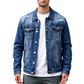 🔥 Distressed Denim, Timeless Edge | Men's Vintage-Wash Denim Jacket⚡Free shipping