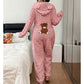 🐻💖Women's Cute Bear Hooded One-Piece Loungewear – Cosy, Comfy & Adorably Cute