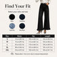 Women's Chic Ruffled Hem Straight Leg Jeans