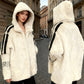 Women's Casual Hooded Zip-Up Coat