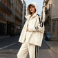 Women's Casual Hooded Zip-Up Coat
