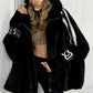 Women's Casual Hooded Zip-Up Coat