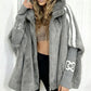 Women's Casual Hooded Zip-Up Coat