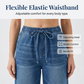 💥 Special Price Today | Women's Elastic-Waist Wide-Leg Denim Pants