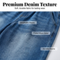 💥 Special Price Today | Women's Elastic-Waist Wide-Leg Denim Pants