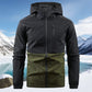 💥 Style Meets Utility | Men's Color-Block Hooded Multi-Pocket Jacket