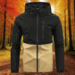 💥 Style Meets Utility | Men's Color-Block Hooded Multi-Pocket Jacket