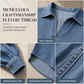 💙 Relaxed Fit, Standout Shape | Women's V-Neck Batwing Denim Pullover