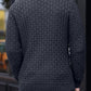 💯 Quality You Can Feel | Men's Textured Stand-Collar Knit Sweater