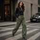 💥 More Pockets, More Freedom | Women's Loose Stretch Cargo Pants