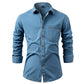 🏷️ Factory-Direct Deal | Men's Lightweight Denim Long-Sleeve Shirt