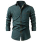 🏷️ Factory-Direct Deal | Men's Lightweight Denim Long-Sleeve Shirt