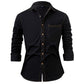 🏷️ Factory-Direct Deal | Men's Lightweight Denim Long-Sleeve Shirt