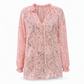 👚✨Women's Elegant Loose Fit Long Sleeve Lace Pullover Blouse