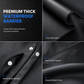 🌧️ Stay Dry, Keep Moving | Long Hooded EVA Waterproof Raincoat Poncho