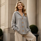 🏷️ Easy Layering | Women's Hooded Relaxed-Fit Knit Cardigan