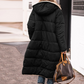 🔄 One Coat, Two Looks | Women's Reversible Plush-Lined Hooded Long Coat⚡Free shipping