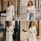 🏷️ Polished from Work to Dinner | Women's Mid-Length Draped Trench Coat