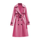 🏷️ Polished from Work to Dinner | Women's Mid-Length Draped Trench Coat
