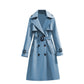 🏷️ Polished from Work to Dinner | Women's Mid-Length Draped Trench Coat