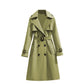 🏷️ Polished from Work to Dinner | Women's Mid-Length Draped Trench Coat