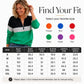 🎨 Bold Color-Block, Easy Half-Zip Style | Women's Relaxed Sweatshirt