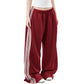🎉 Latest Design | Women's High-Waist Side-Stripe Wide-Leg Sweatpants