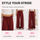 🎉 Latest Design | Women's High-Waist Side-Stripe Wide-Leg Sweatpants