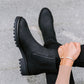 👢 Step In & Go | Women's Chunky-Sole Chelsea Ankle Boots