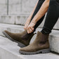 👢 Step In & Go | Women's Chunky-Sole Chelsea Ankle Boots