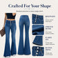 ⏰ Last Day Sale 58% Off | Women's High-Waisted Stretch Flare Jeans