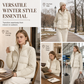 🧶 Knit Sleeves, Puffer Warmth | Women's Cable-Knit Patchwork Puffer Jacket