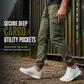 💥 Utility Without the Bulk | Men's Lightweight Multi-Pocket Cargo Joggers