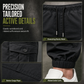 💥 Utility Without the Bulk | Men's Lightweight Multi-Pocket Cargo Joggers