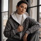 🐆 Wild Detail, Easy Style | Women's Leopard Print Zip-Up Hoodie