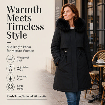🧥 More Coverage, Easy Comfort | Women's Mid-Length Warm Jacket⚡Free shipping