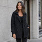 💼 Tailored Look, Effortless Style | Women's Double-Breasted Lapel Coat ⚡ Free shipping