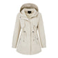 🧥 More Coverage, Easy Everyday Style | Women's Mid-Length Hooded Jacket